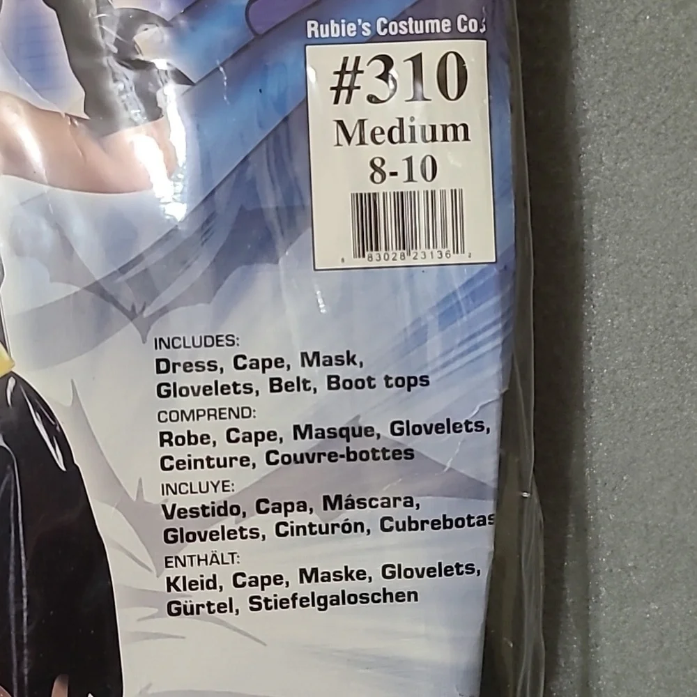 Batgirl Girls DC Superhero Costume - Size‎ Medium 8-10 New In Package - Picture 2 of 6